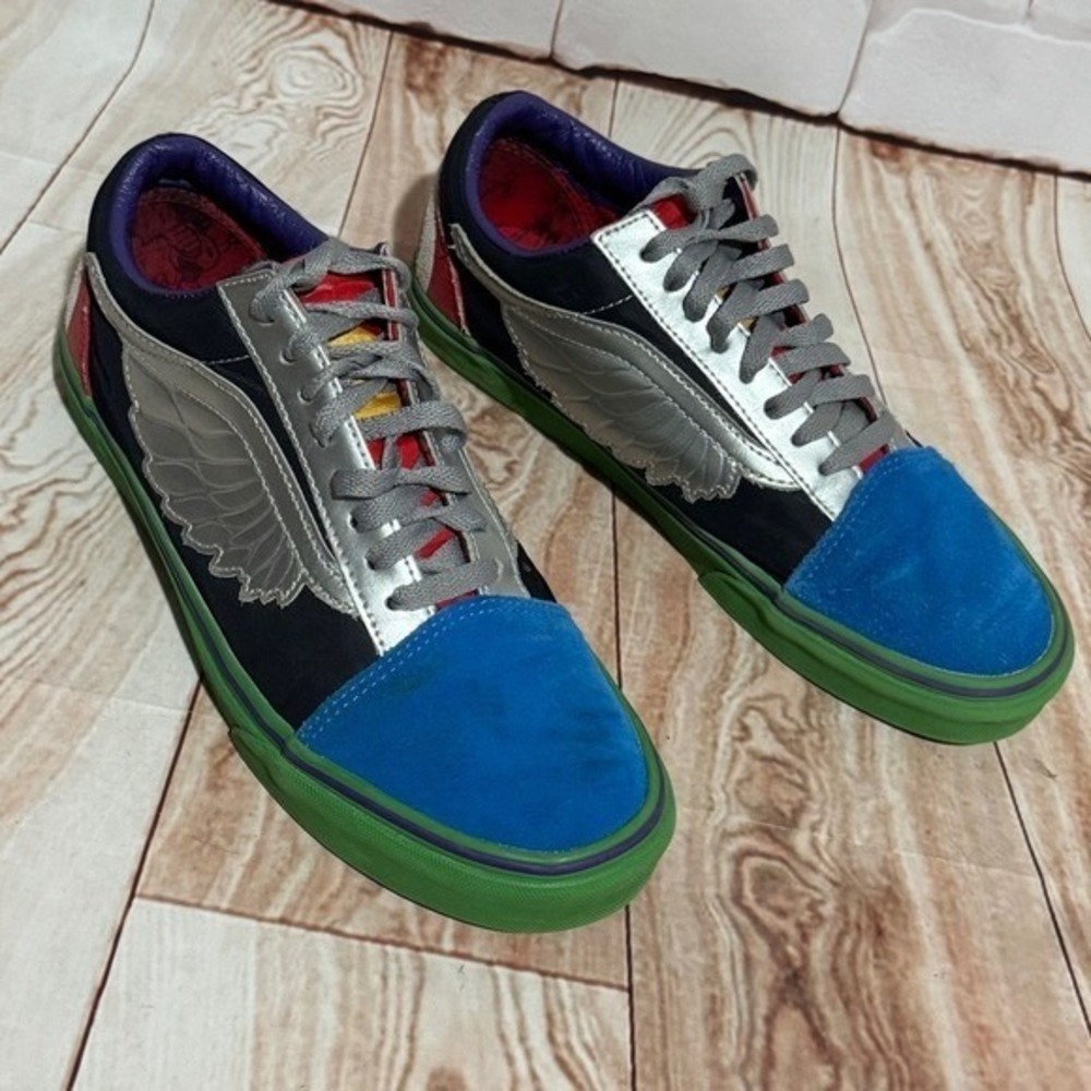 Vans Old Skool Marvel Captain America Wings Skate‎ Shoes Men - Picture 4 of 11